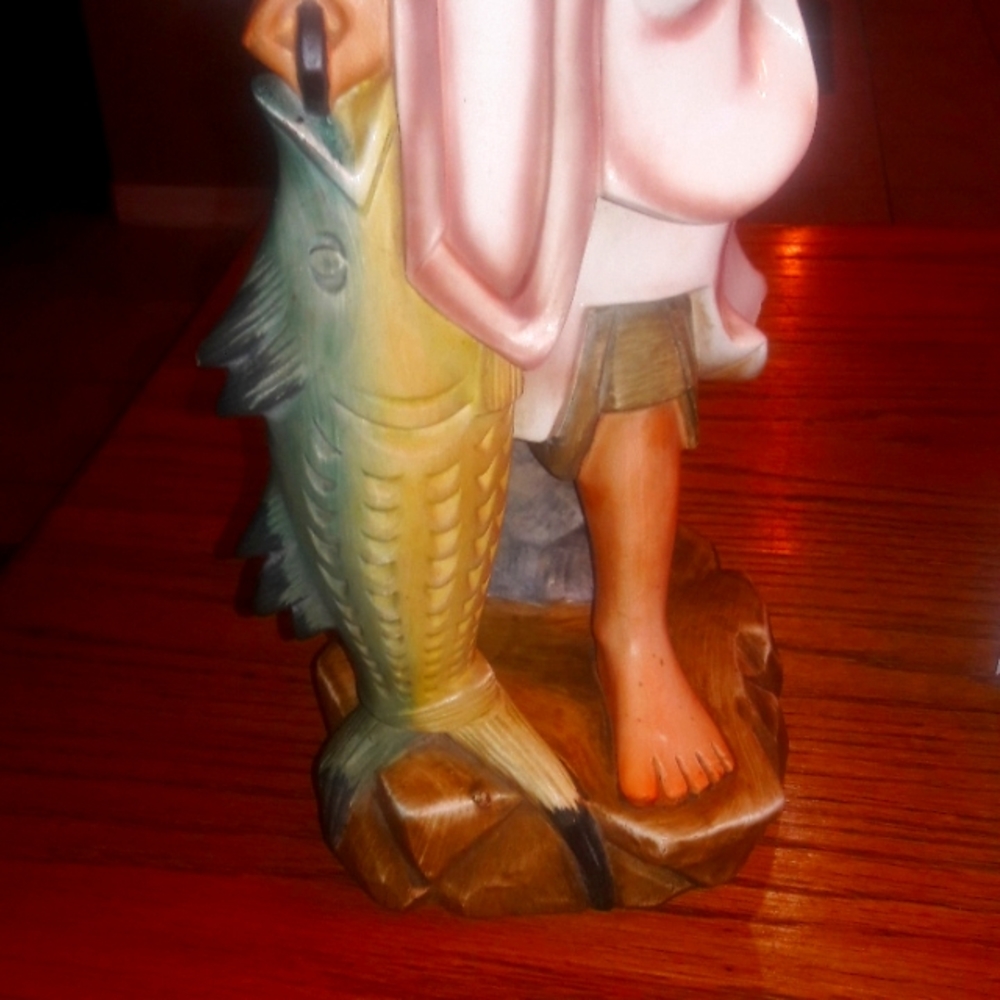 HPAntique Asian Art Chinese Fisherman - Picture 14 of 16